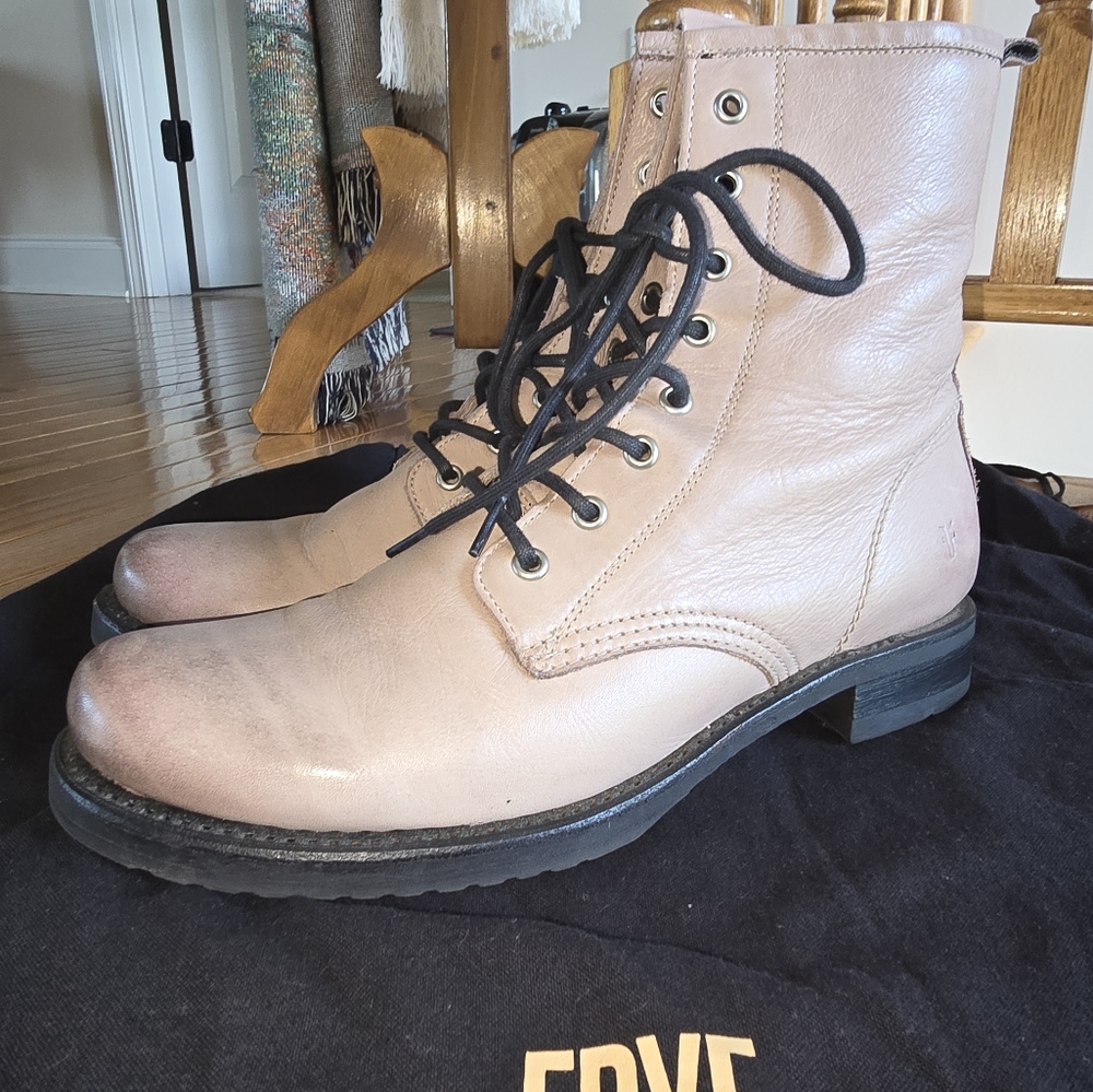 FRYE Veronica Combat Lace Ups